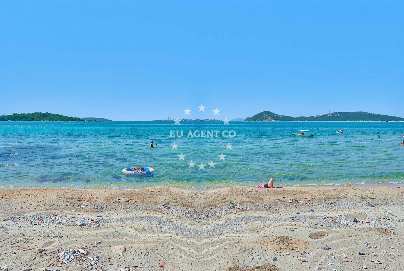 Additional view of Plava beach in 10 Ulica Blata, Vodice