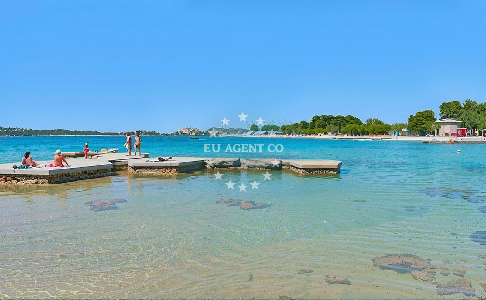 Additional view of Plava beach in 10 Ulica Blata, Vodice