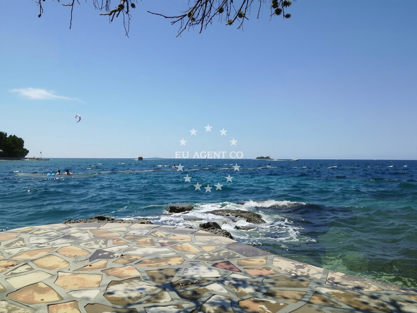 Additional view of Plava Laguna beach in Plava Laguna Resort, Poreč