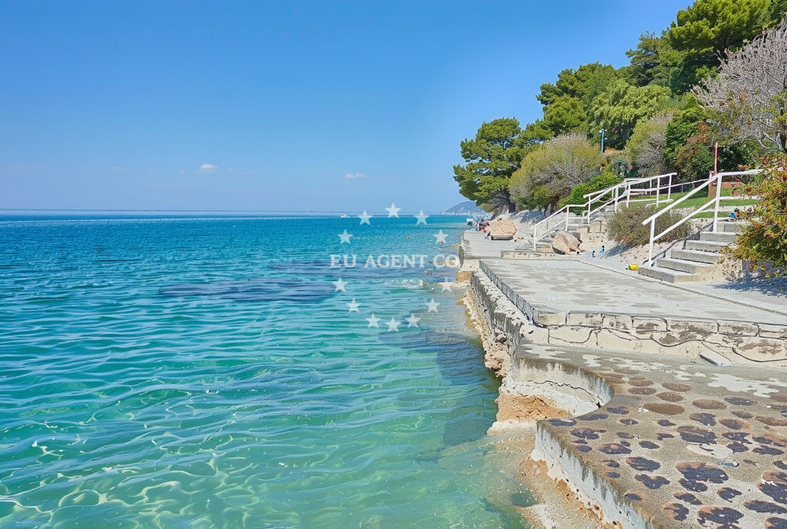 Additional view of Plava Laguna beach in Plava Laguna Resort, Poreč