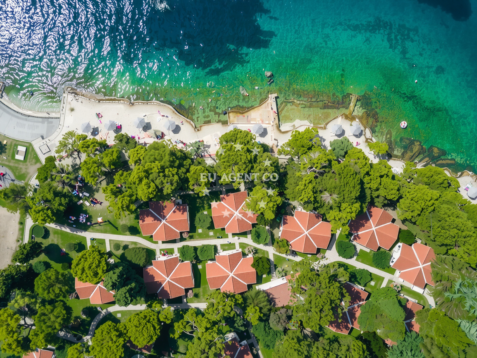 Additional view of Plava Laguna beach II in Plava Laguna Resort, Poreč