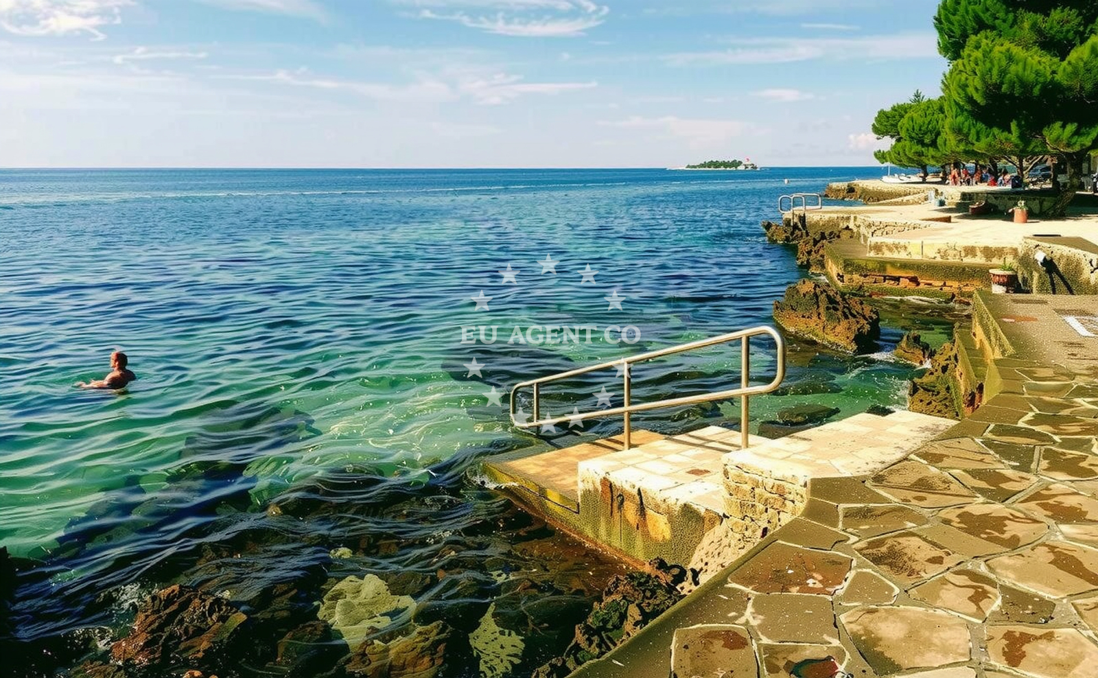 Additional view of Plava Laguna beach II in Plava Laguna Resort, Poreč