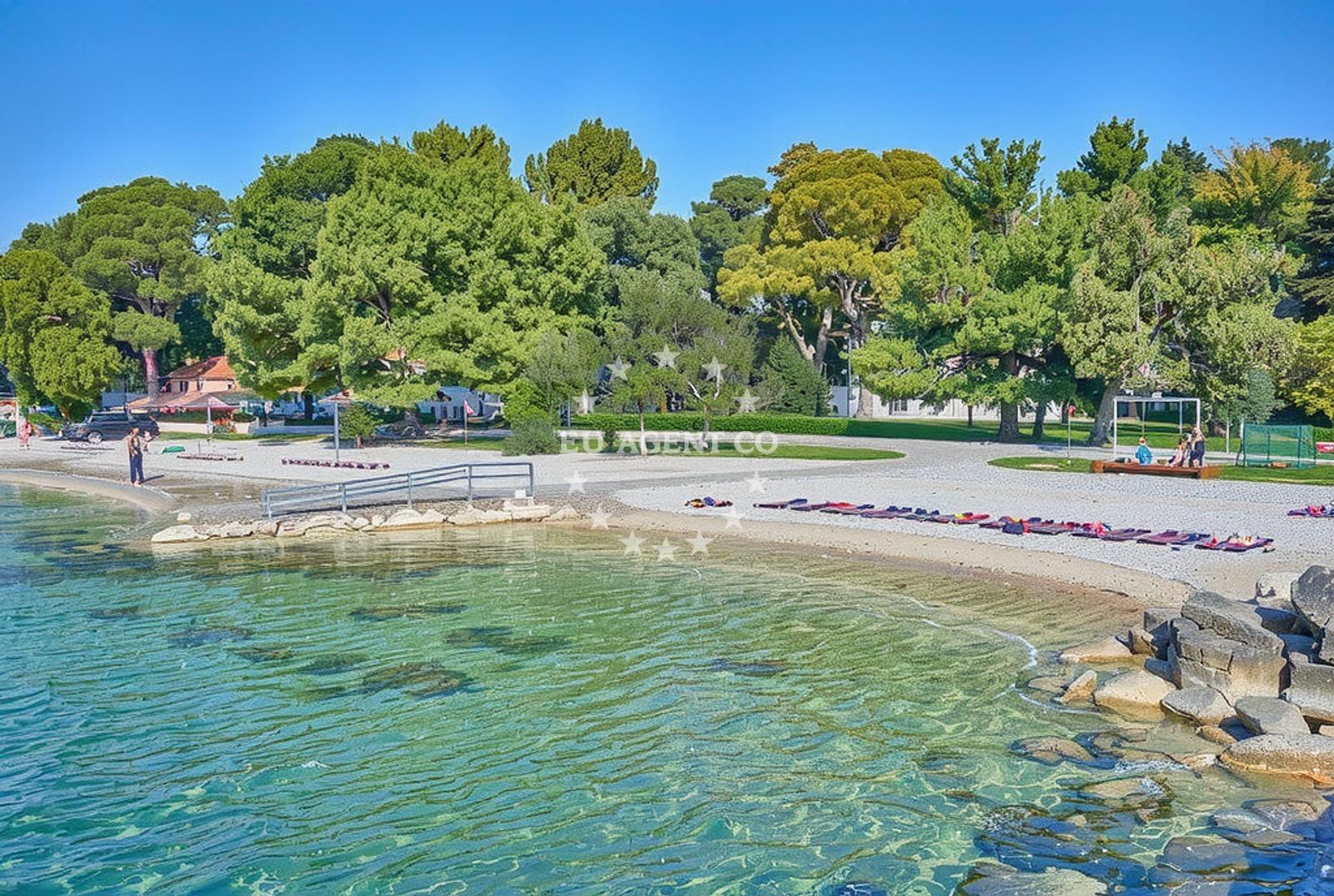 Additional view of Plava Laguna beach II in Plava Laguna Resort, Poreč
