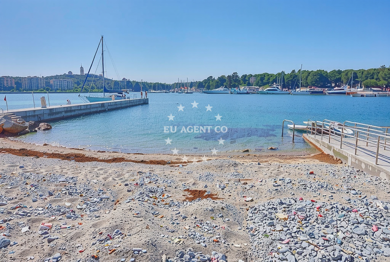 Additional view of Plava Laguna beach II in Plava Laguna Resort, Poreč