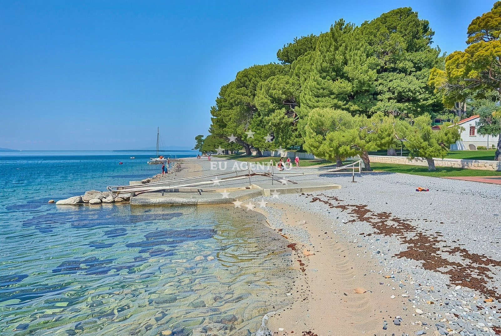 Additional view of Plava Laguna beach II in Plava Laguna Resort, Poreč
