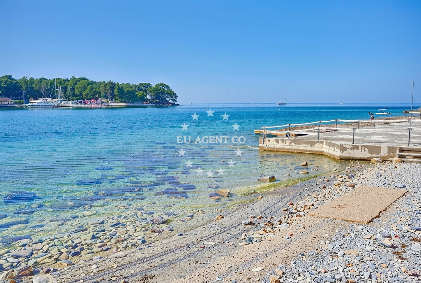 Additional view of Plava Laguna beach II in Plava Laguna Resort, Poreč