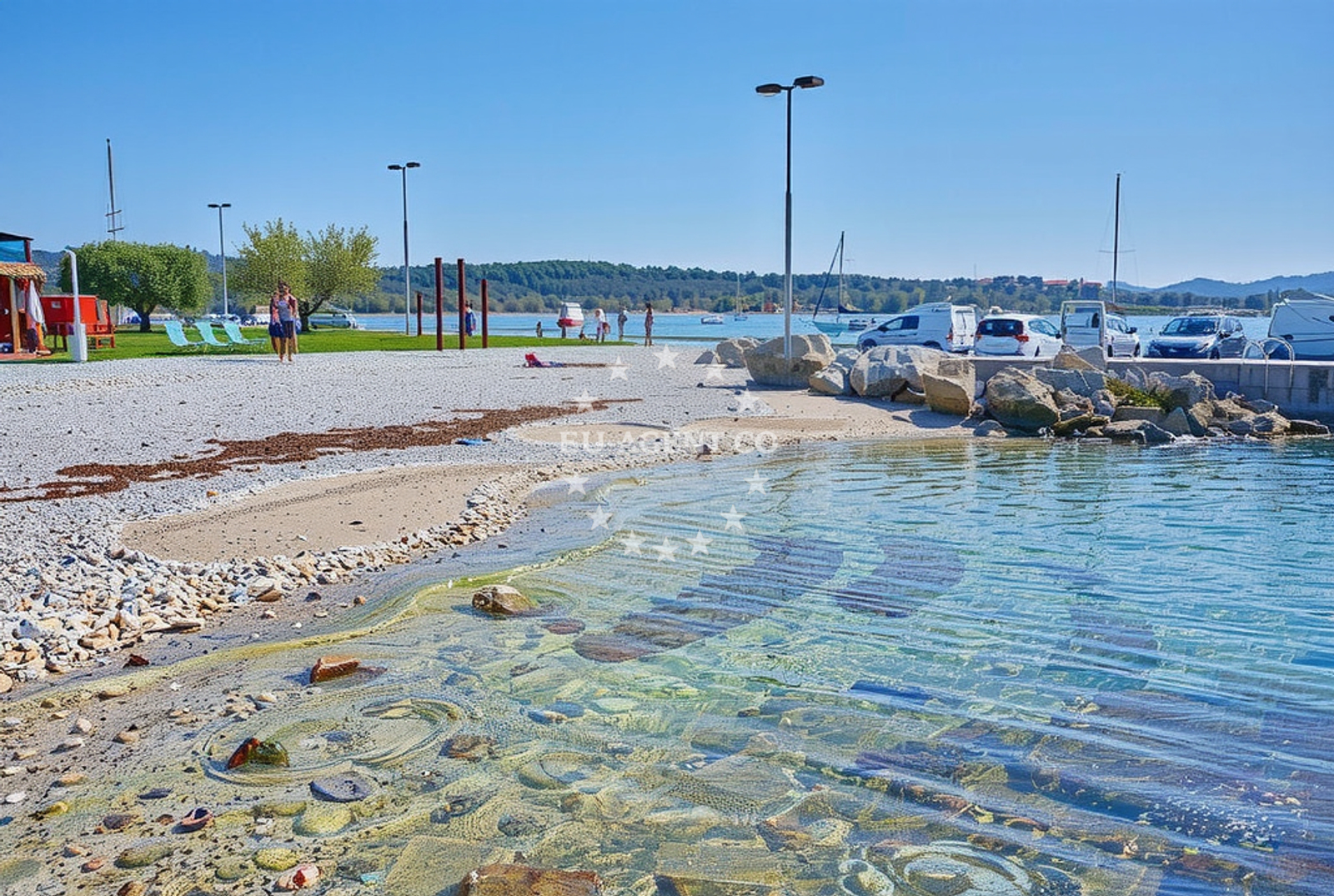 Additional view of Plava Laguna beach II in Plava Laguna Resort, Poreč