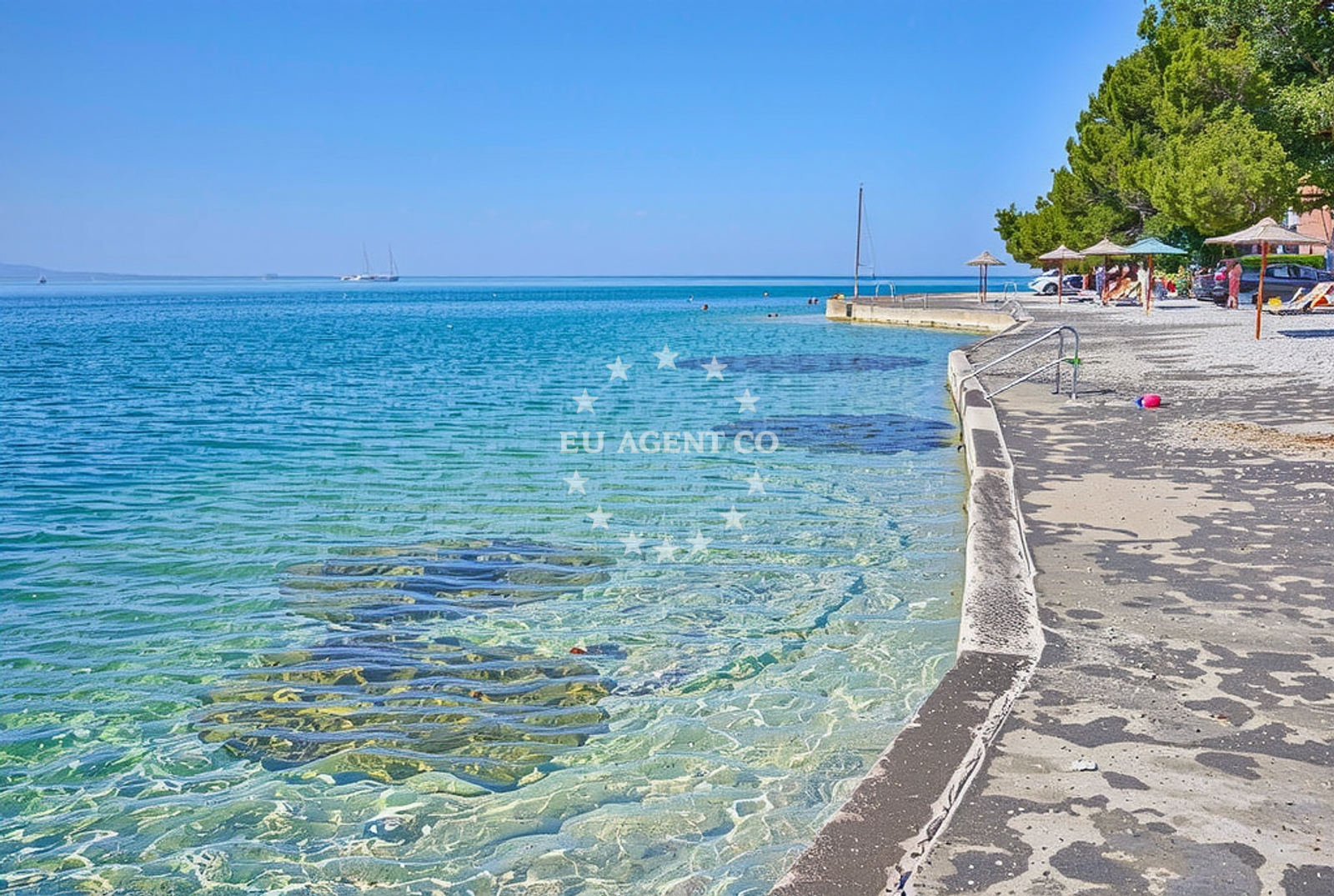 Additional view of Plava Laguna beach II in Plava Laguna Resort, Poreč