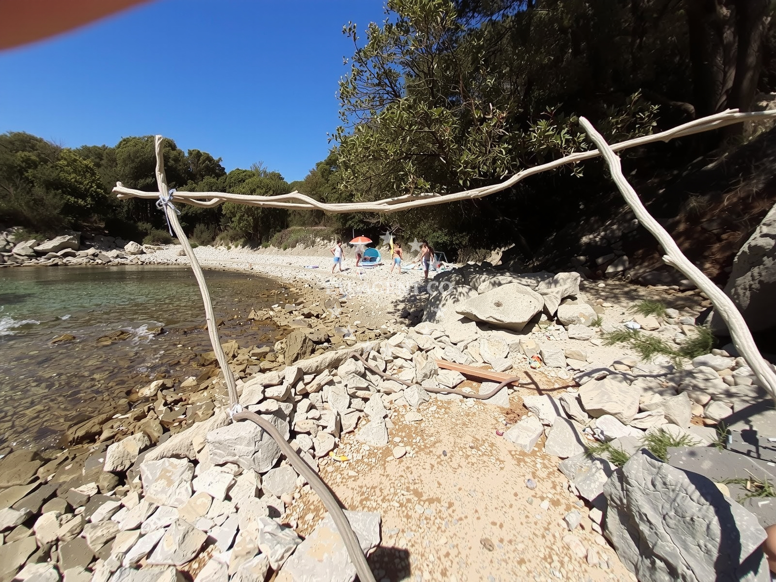 Sea and coastal view of Plaz lenivej Lucie in 7A Paška ulica, Krk