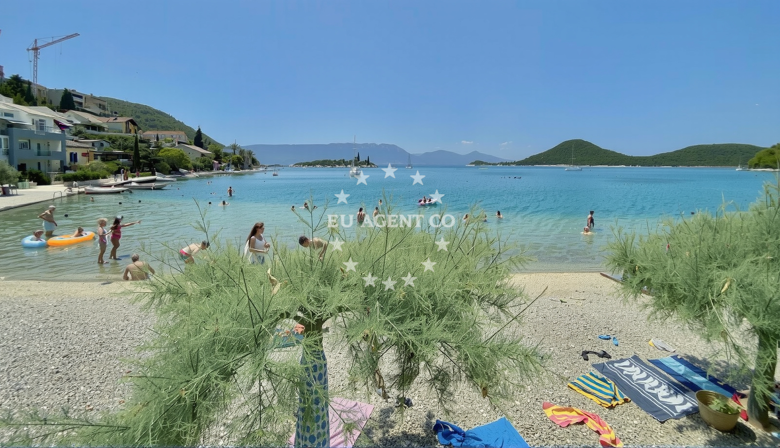 Sea and coastal view of Plaza Blace in Lazetina 30 1, Blace