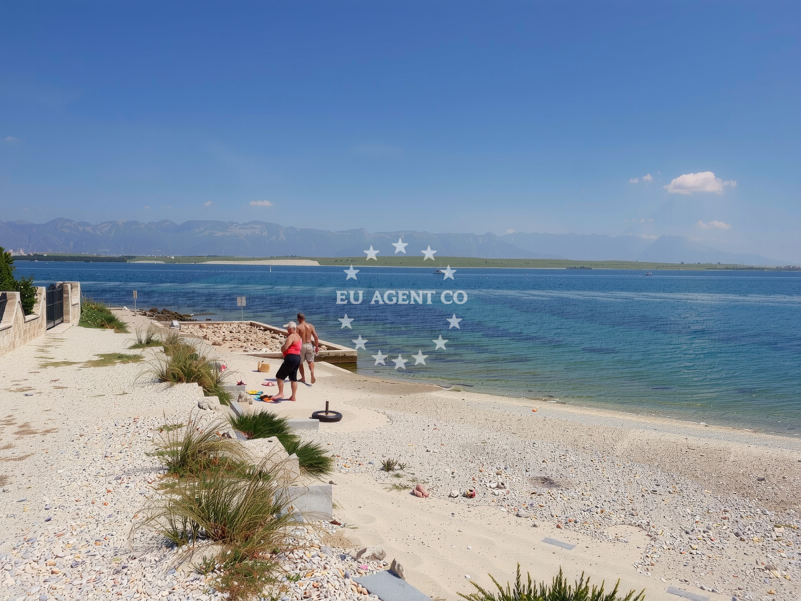 Sea and coastal view of Plaza Brdonja in 9 Ulica Brdonja XIII, Vir