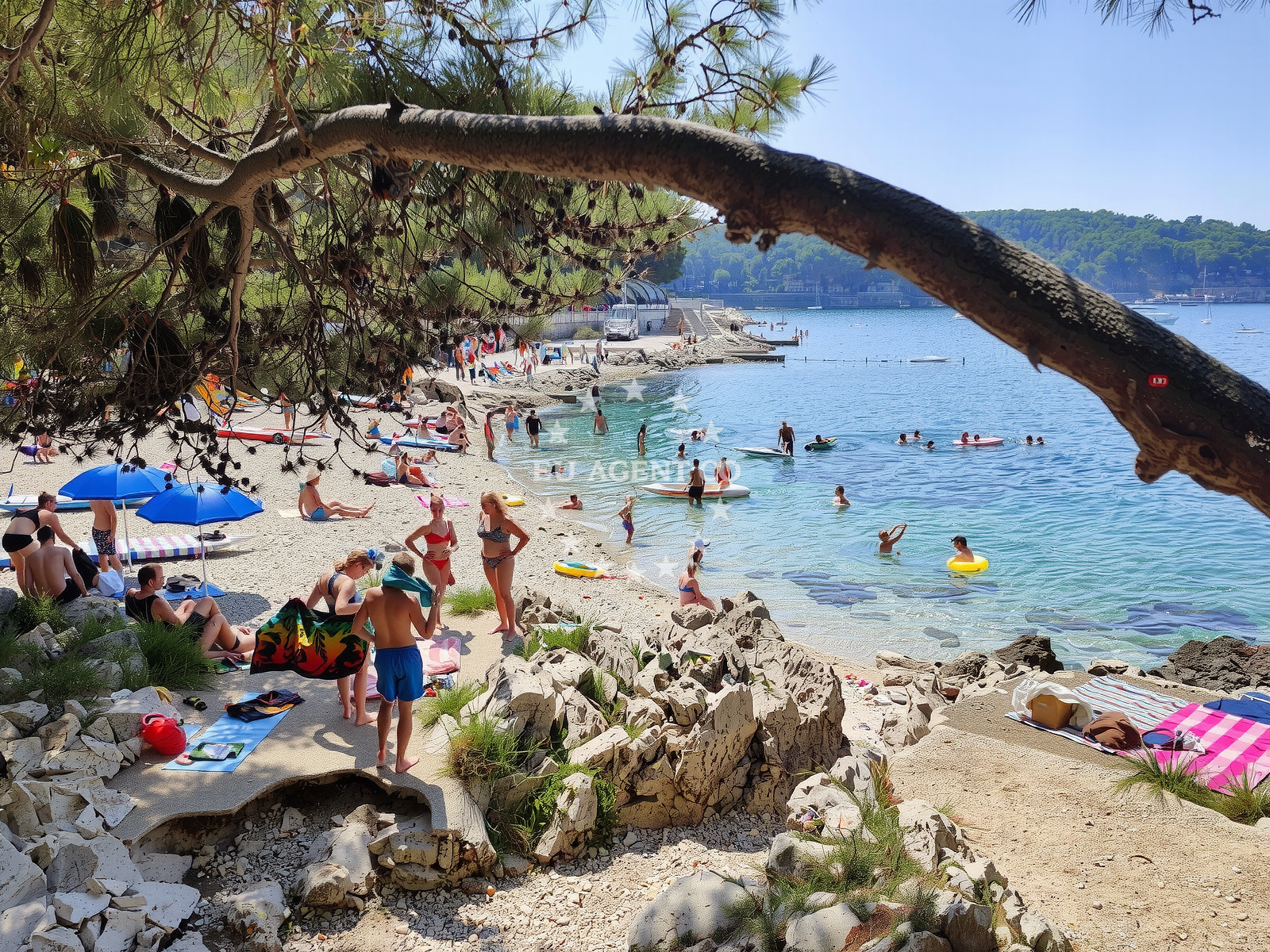 Overview of Plaza Camping Cikat in Cikat 9, Mali Lošinj