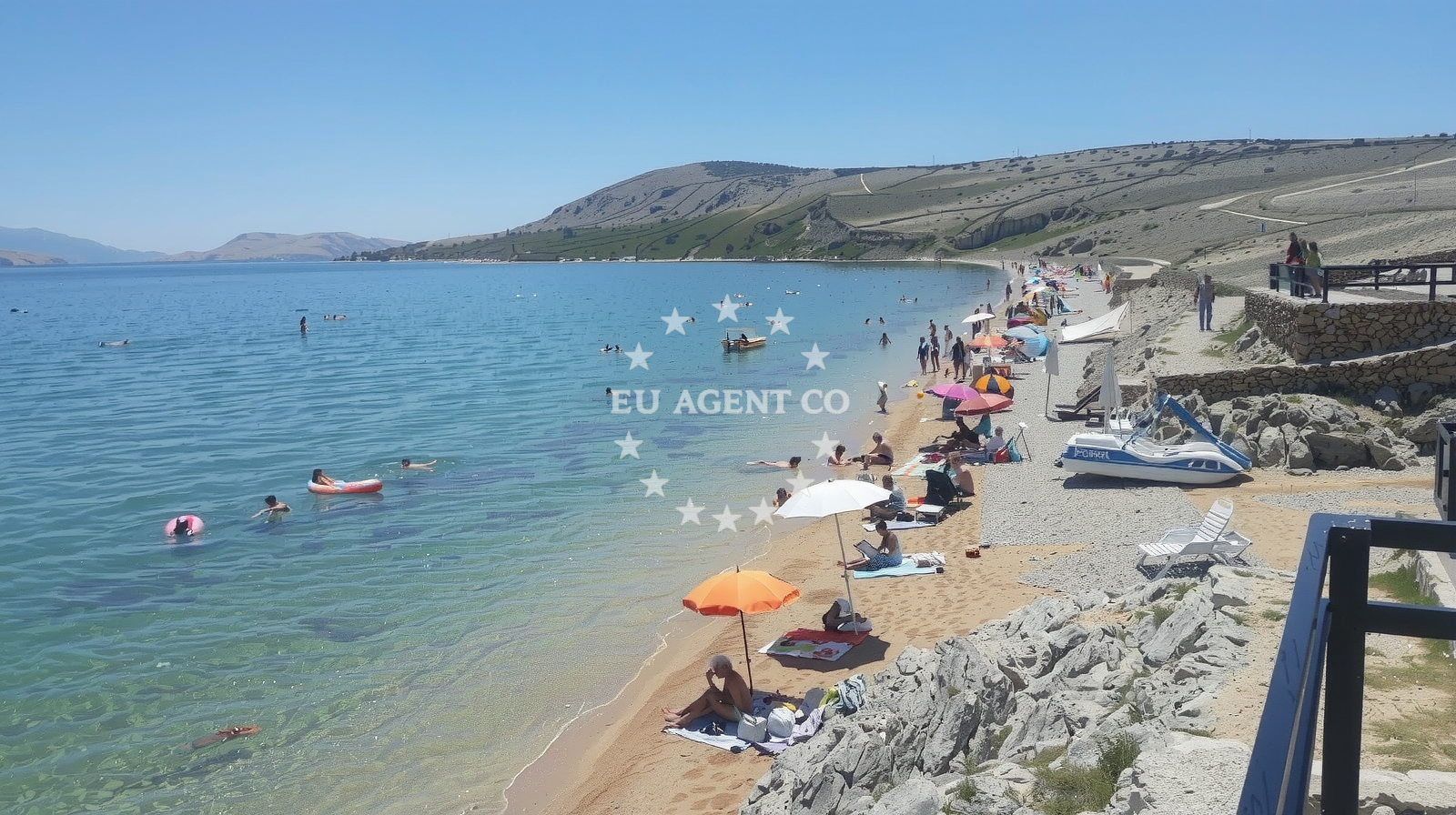 Beach facilities and surroundings at Plaza Cista in Sveti Duh 75, parcela br. 180, Kolan