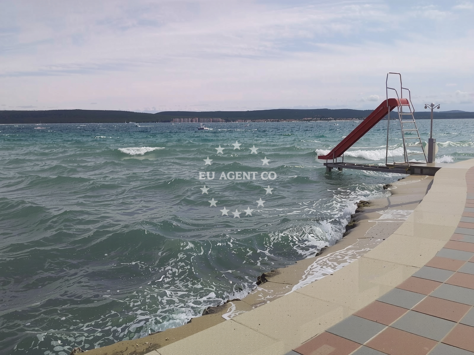 Beach facilities and surroundings at Plaza Dobropoljana in Put Škvera 2, Dobropoljana