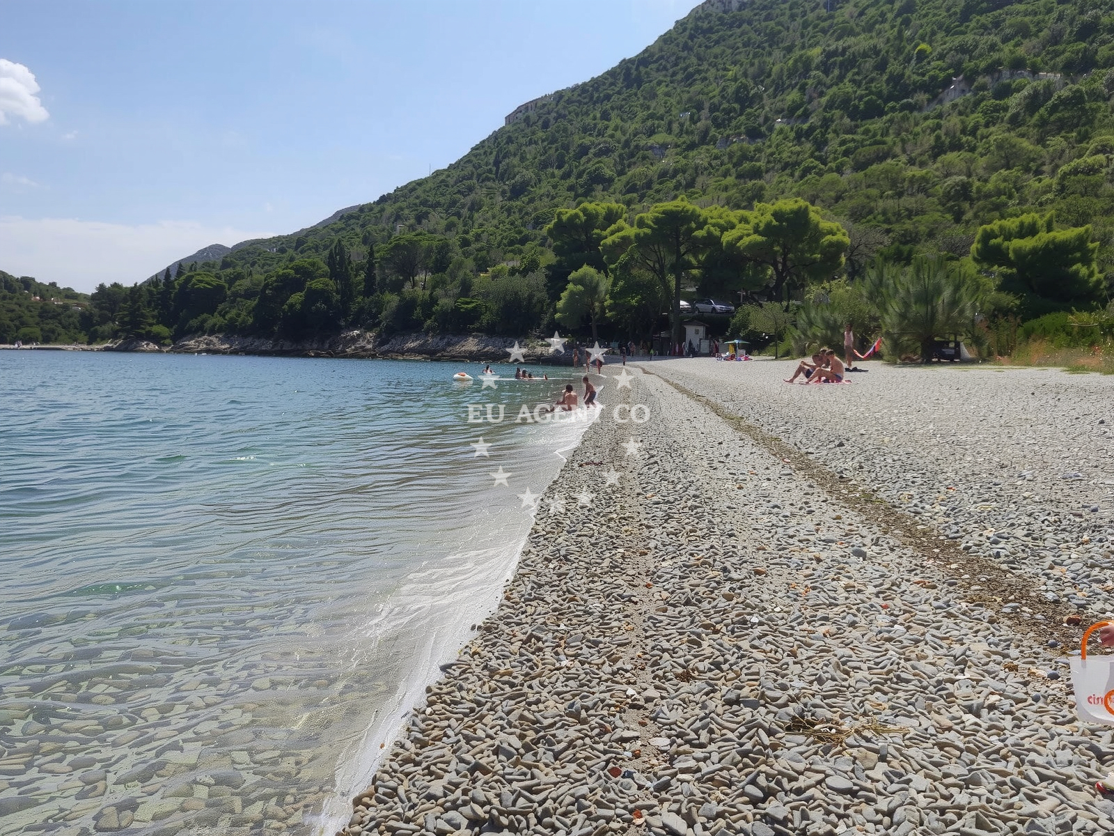 Sea and coastal view of Plaza Duba in Stankovići 26, Orebić