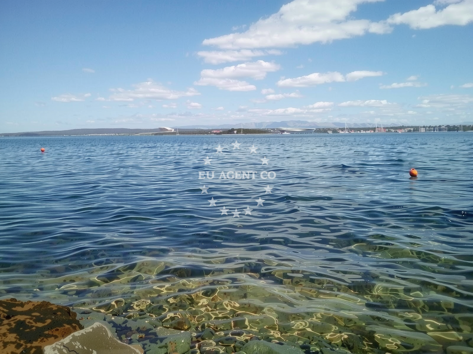 Shoreline and swimming area at Plaza Glavicine in Glavičine 44, Tkon