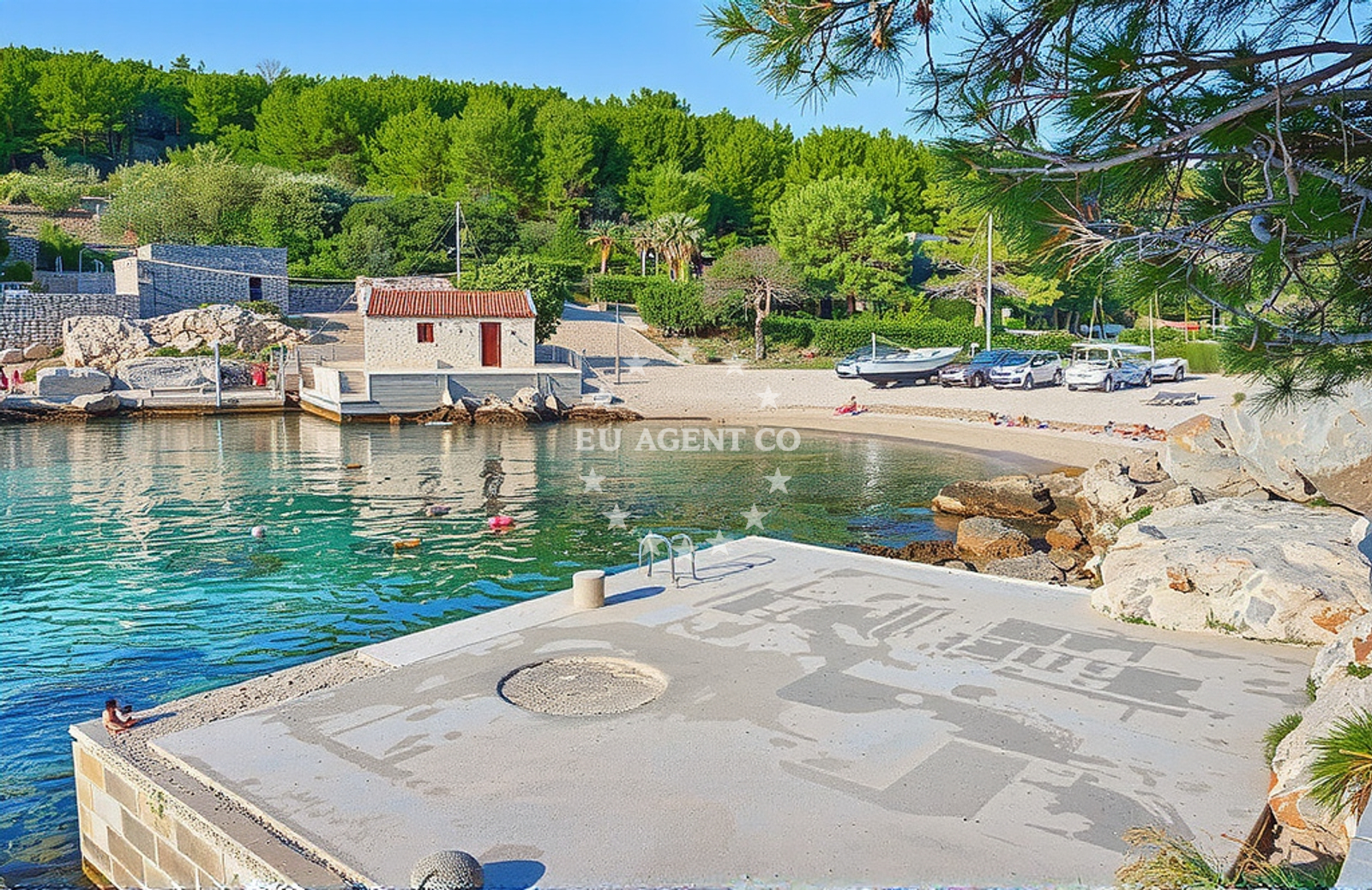 Additional view of Plaza Karbuni in Blato, 104 ulica br.12/1, Potirna