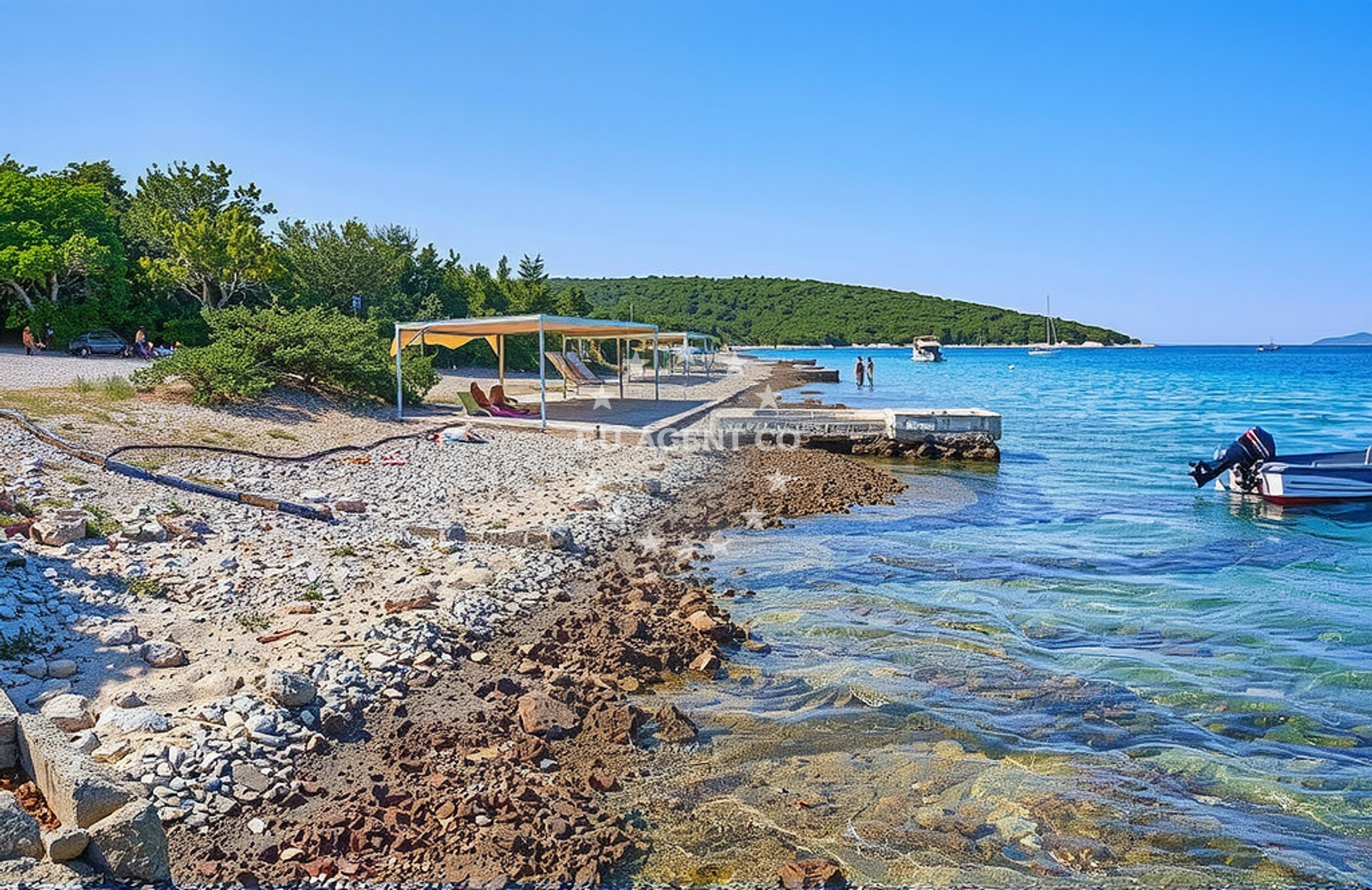 Additional view of Plaza Liski in Ćunski, Mali Lošinj