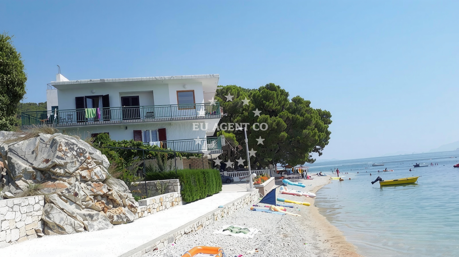 Sea and coastal view of Plaza Mala Duba in MALA DUBA 61, Živogošće