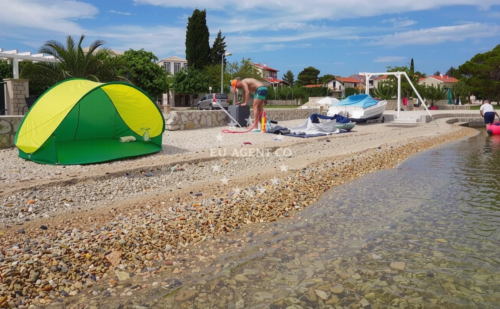 Additional view of Plaza Mali Zdrelac in Ždrelac, Ždrelac