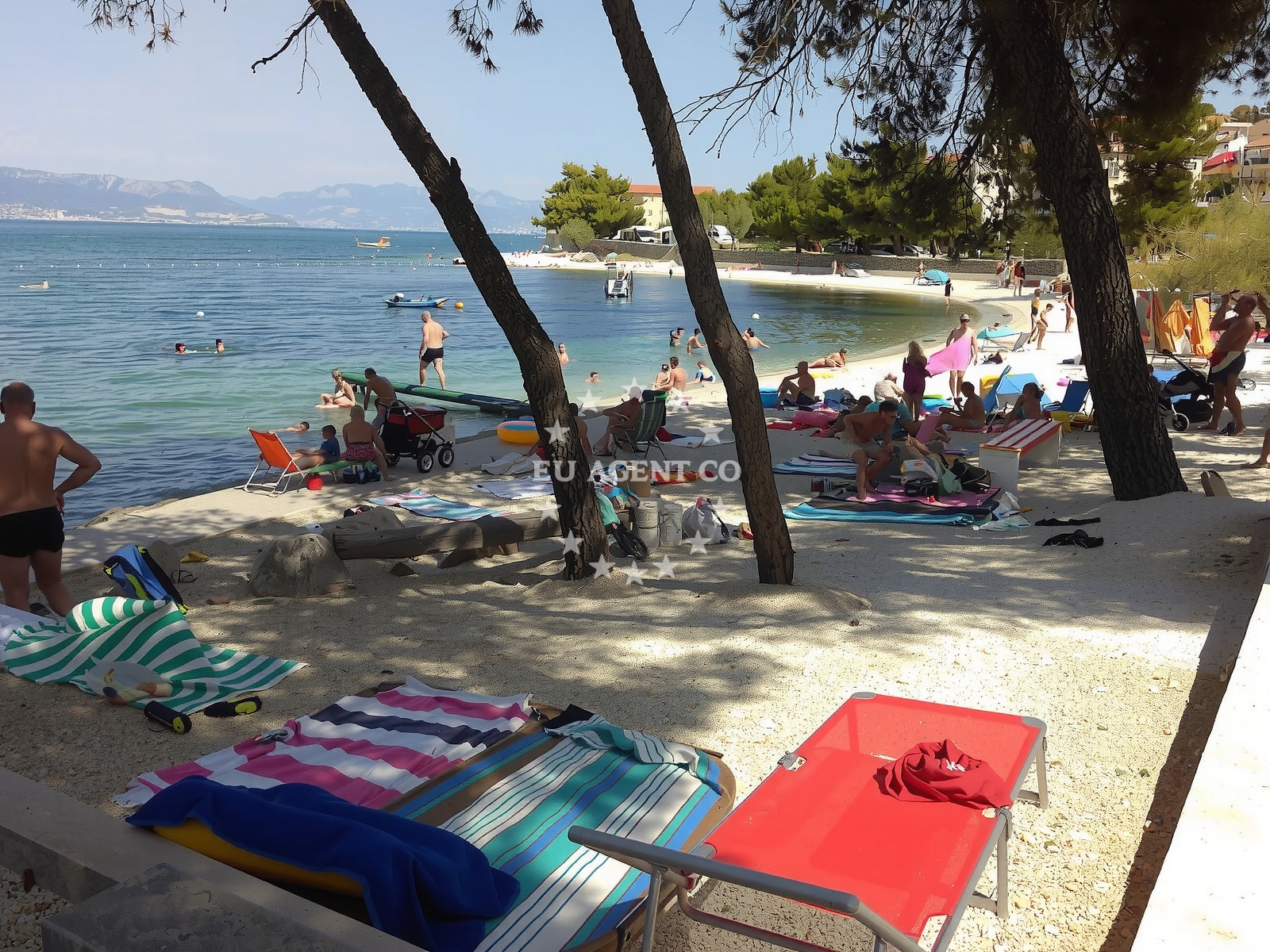 Sea and coastal view of Plaza Misevac in Miševac ulica 98 E, Trogir