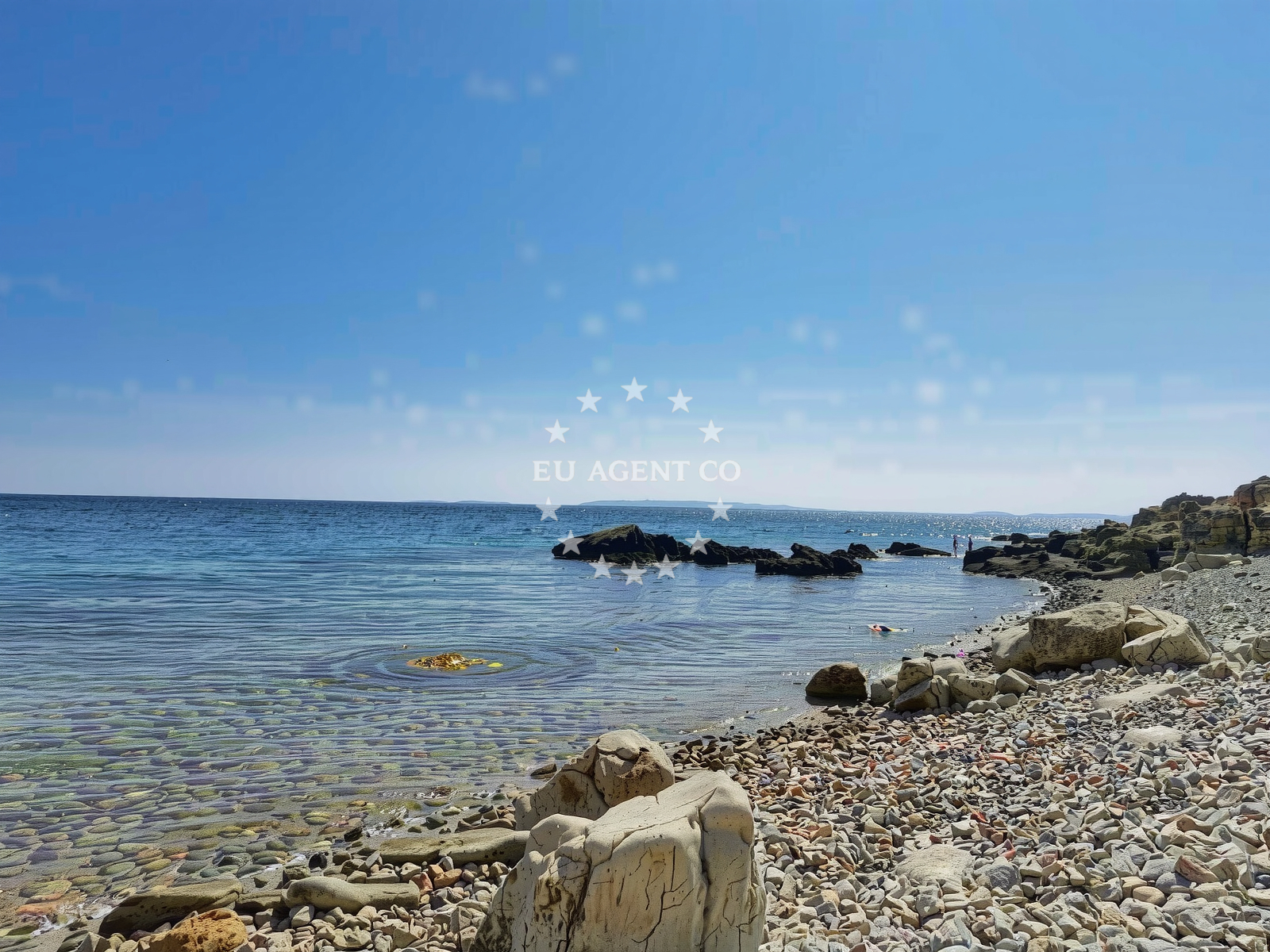 Sea and coastal view of Plaza Mulobedanj in Gager 239A, Jakišnica