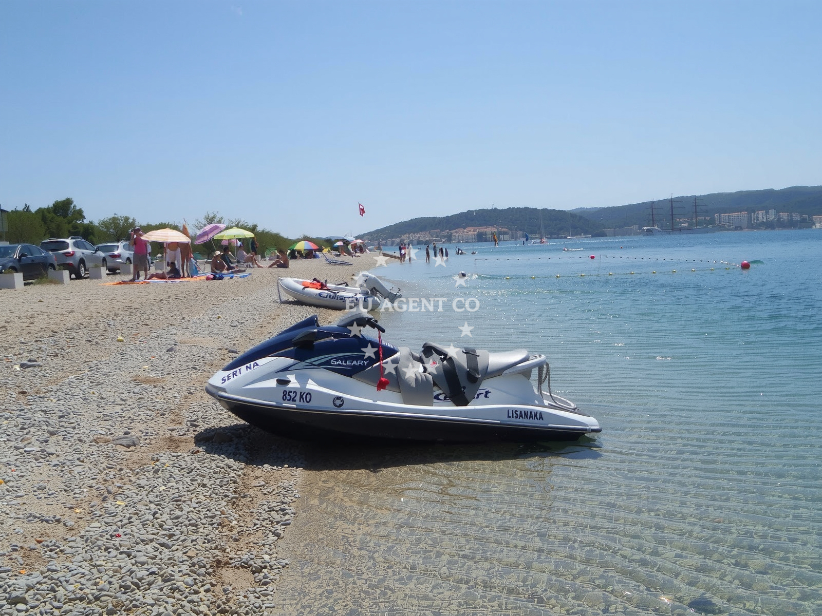 Beach facilities and surroundings at Plaza Perna II in Ulica Bana Josipa Jelačića 96A, Orebić