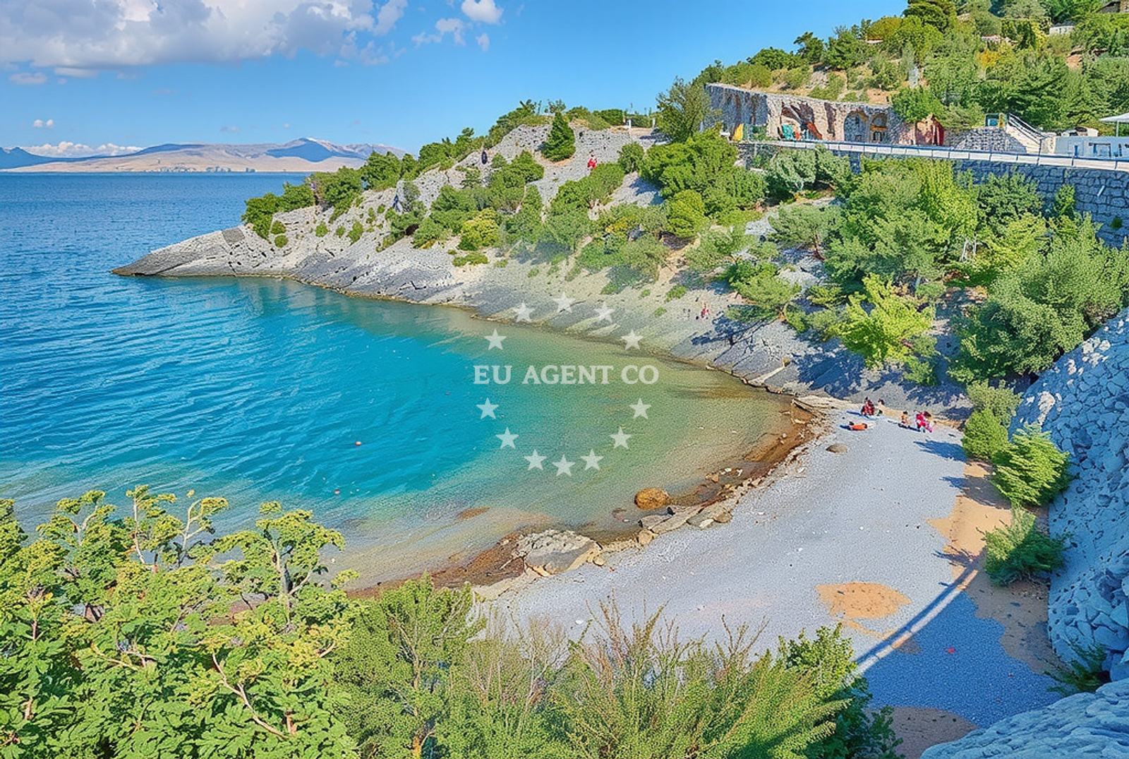 Beach facilities and surroundings at Plaza Planikovac in Zakosa 23 Sveti Juraj, Sveti Juraj