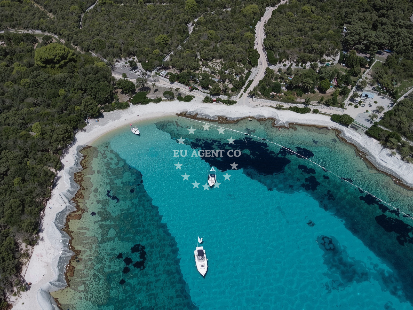 Beach facilities and surroundings at Plaza Plieski in Obrada Hrgovića 36, Veli Lošinj
