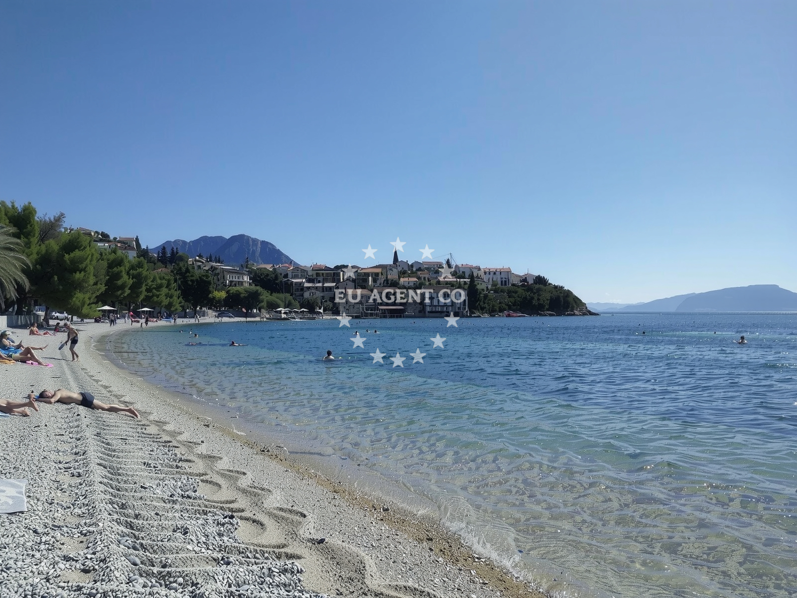 Sea and coastal view of Plaza Podaca in 5 Guvno, Podaca