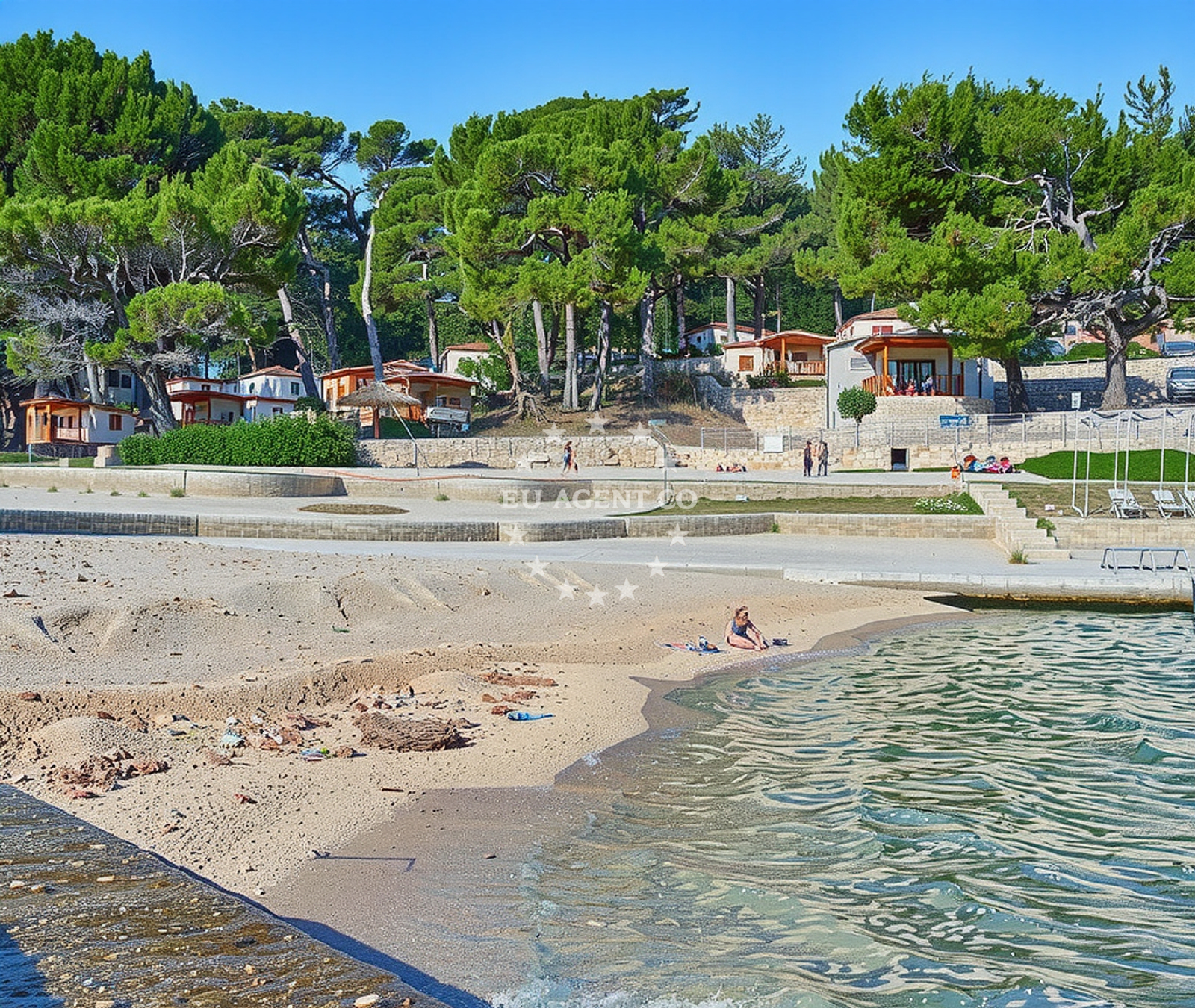 Additional view of Plaza Poljana in Poljana I, Mali Lošinj