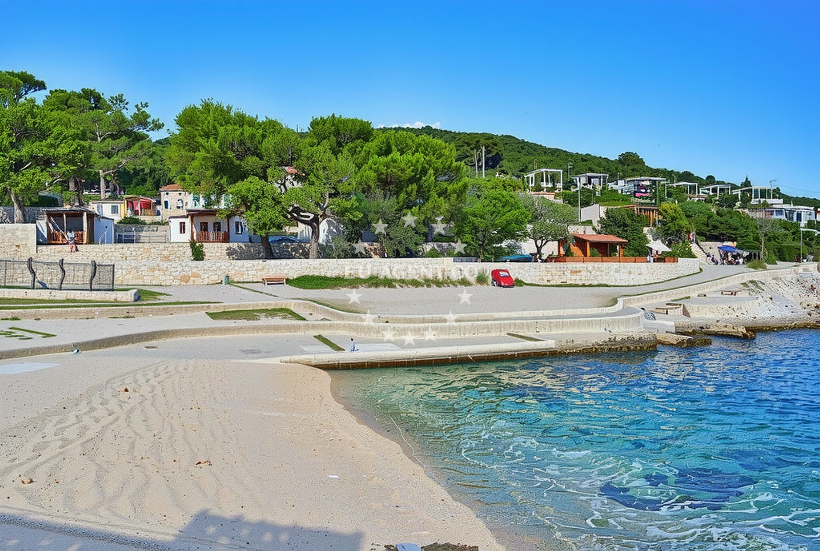 Additional view of Plaza Poljana in Poljana I, Mali Lošinj