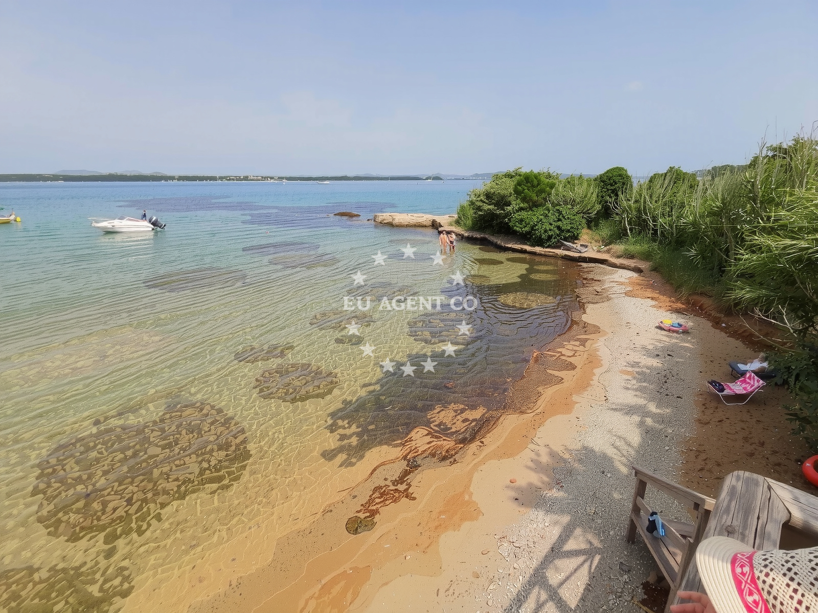 Sea and coastal view of Plaza Poljane in Glavičine 44, Tkon