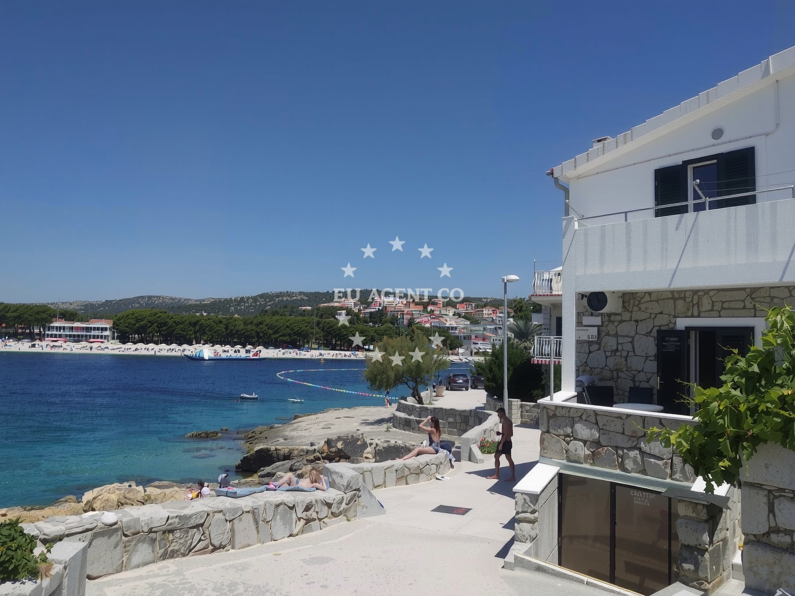 Sea and coastal view of Plaza Rosi in Mala raduča 5, Primošten