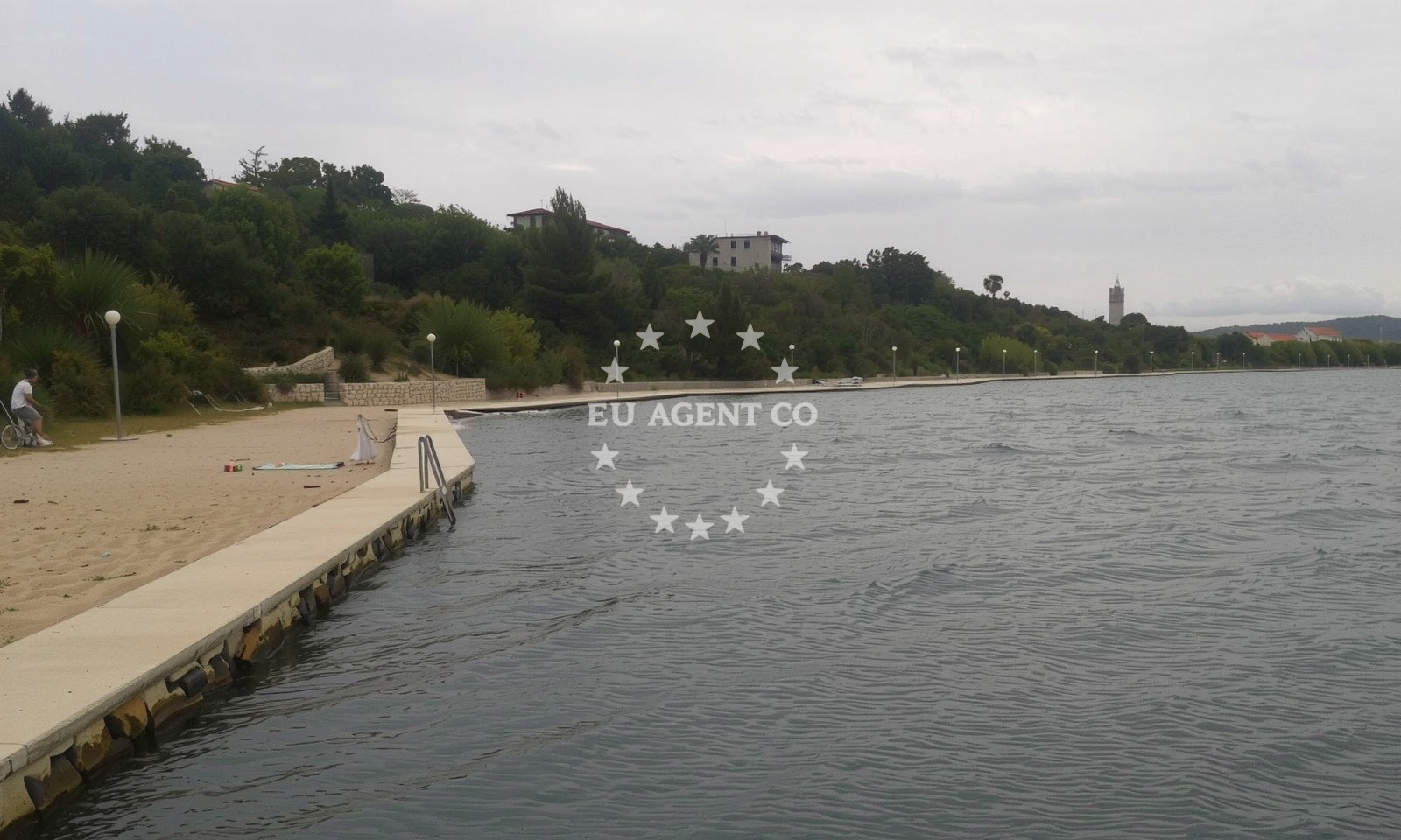 Shoreline and swimming area at Plaza Rtina in Rtina 144, Rtina
