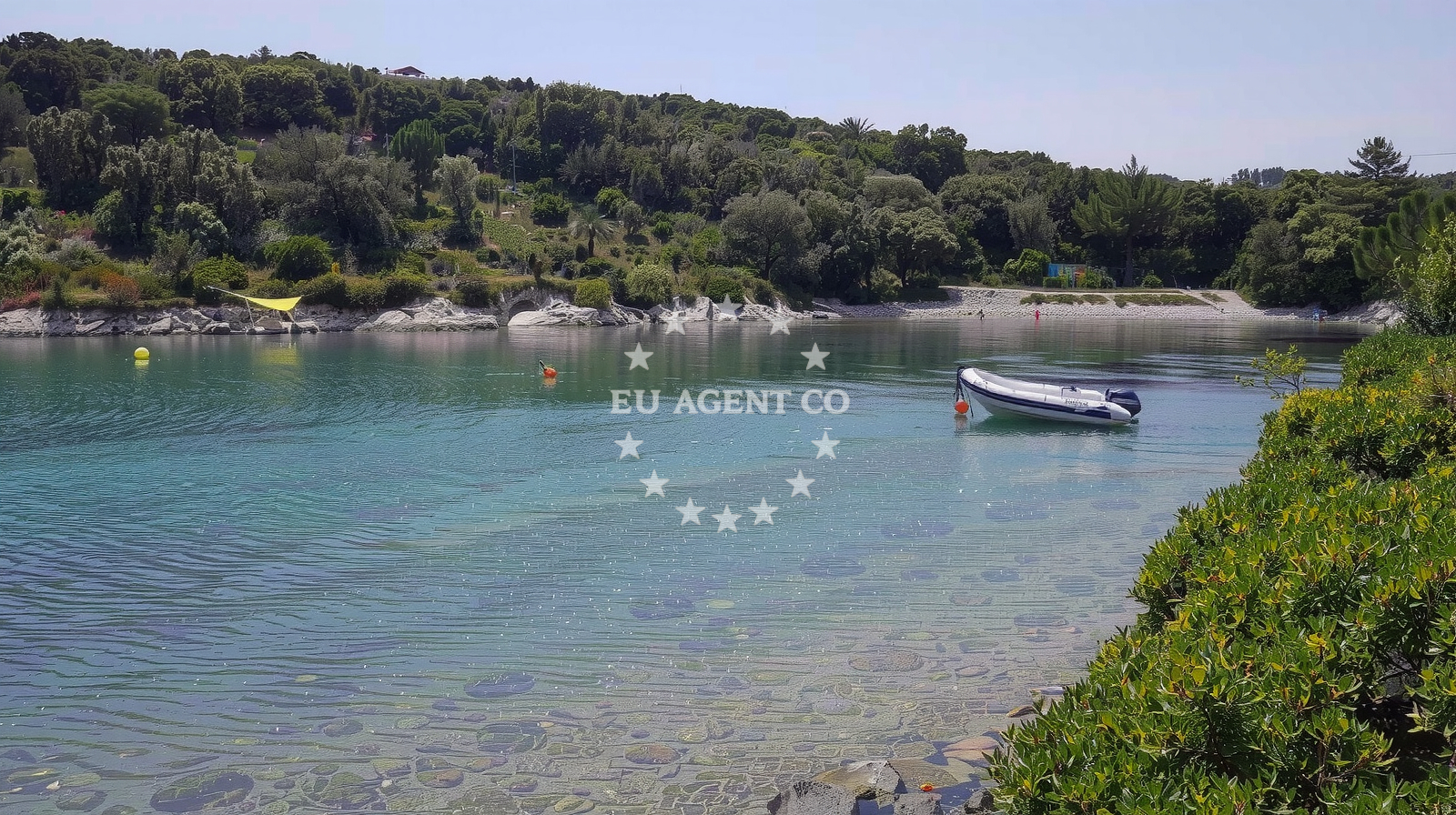 Sea and coastal view of Plaza Ruzmarinka in Artatore 170A, Mali Lošinj