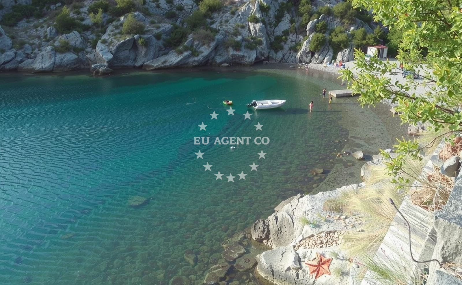 Beach facilities and surroundings at Plaza Spasovac in Spasovac 151 b, Senj