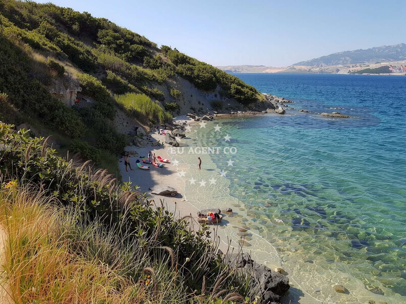 Overview of Plaza Tihana in Sveta Marija bb, Pag
