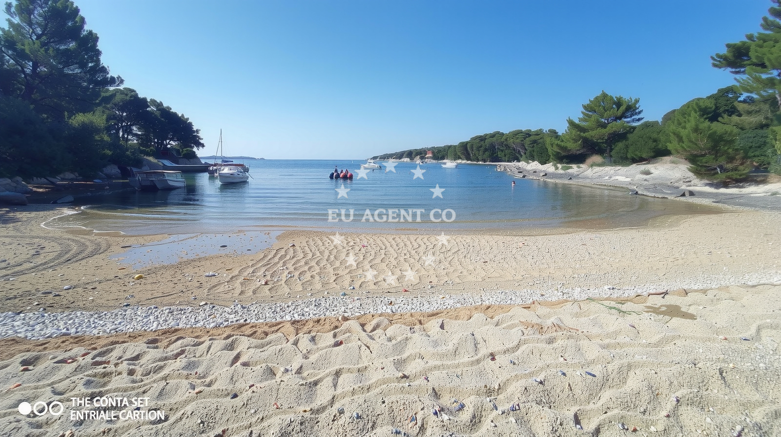Sea and coastal view of Plaza Venerica II in Artatore ulica 64, Mali Lošinj