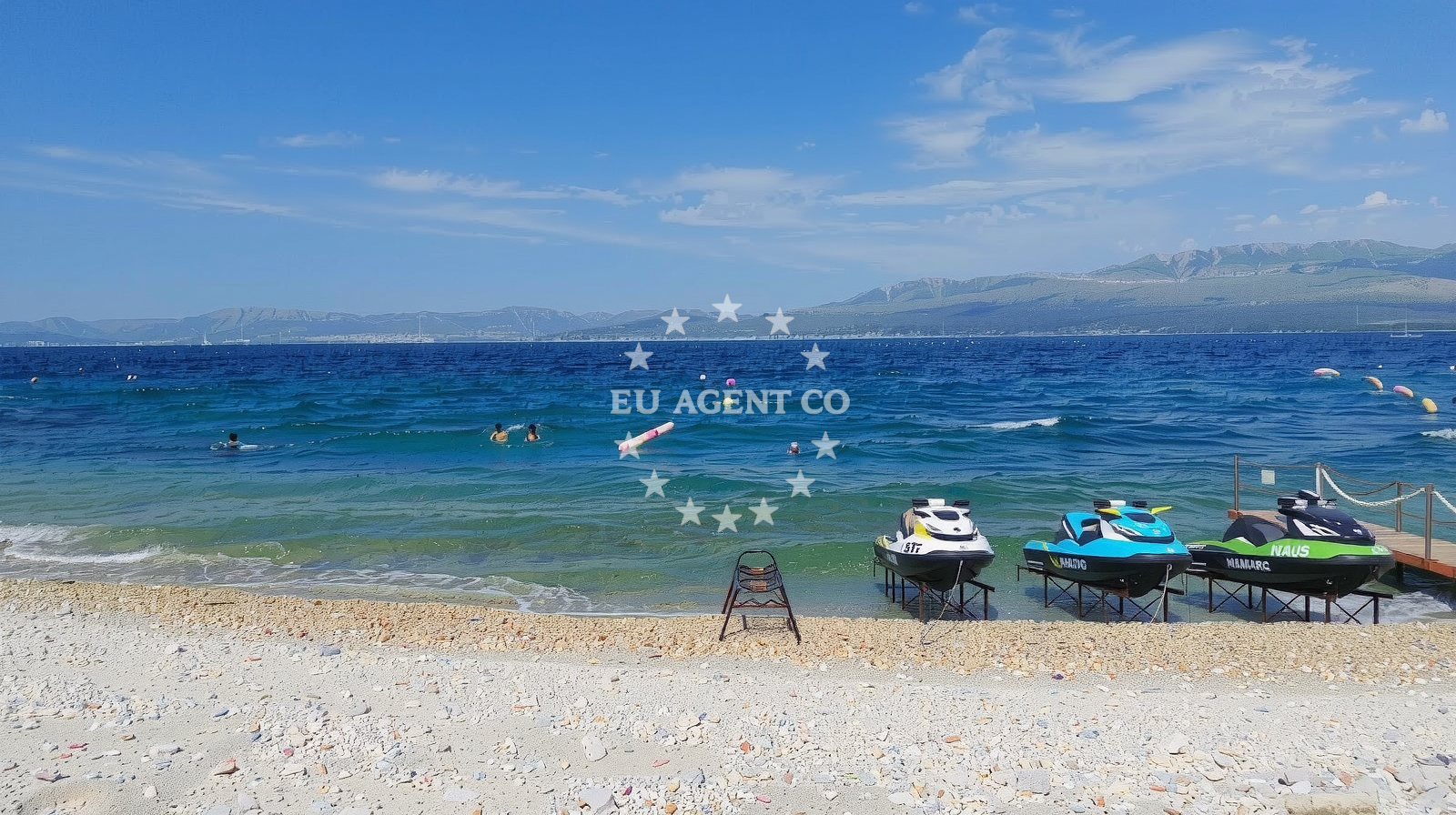 Shoreline and swimming area at Plaza Vlacica in Bana Josipa Jel?i?a 1A, Supetar