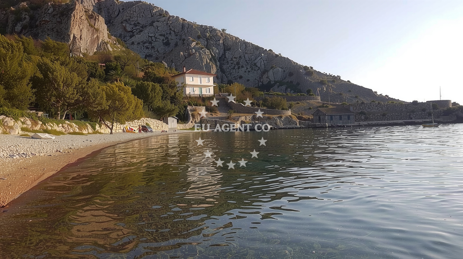 Sea and coastal view of Plaza Vranjak in Jablanac, 102, Jablanac
