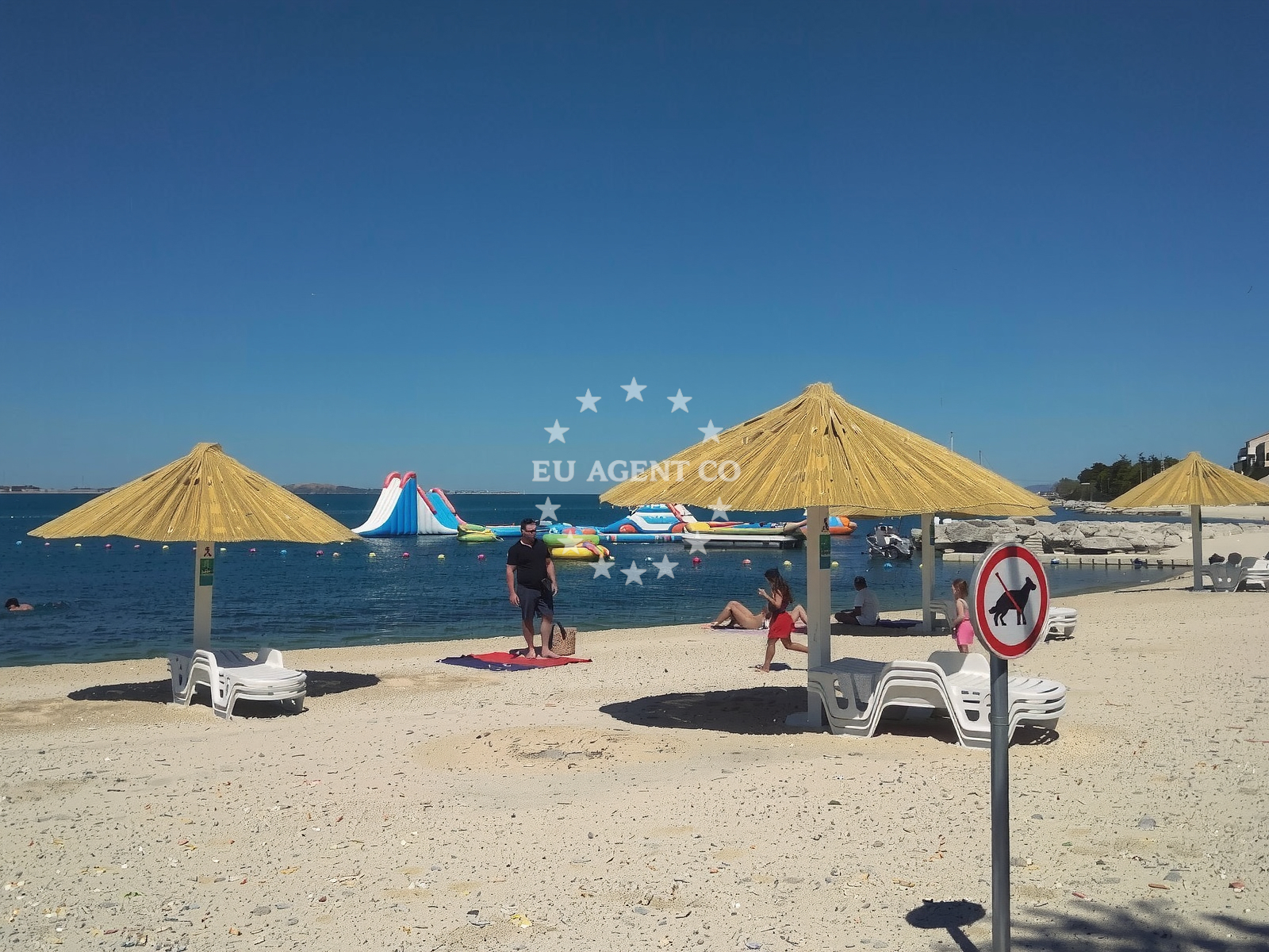 Sea and coastal view of Plaza Vrsi-Mulo in 21 Ulica kneza Domagoja, Vrsi