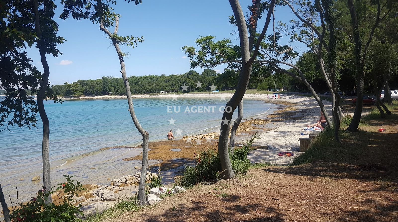 Additional view of Plicina beach in Červar 2A, Poreč