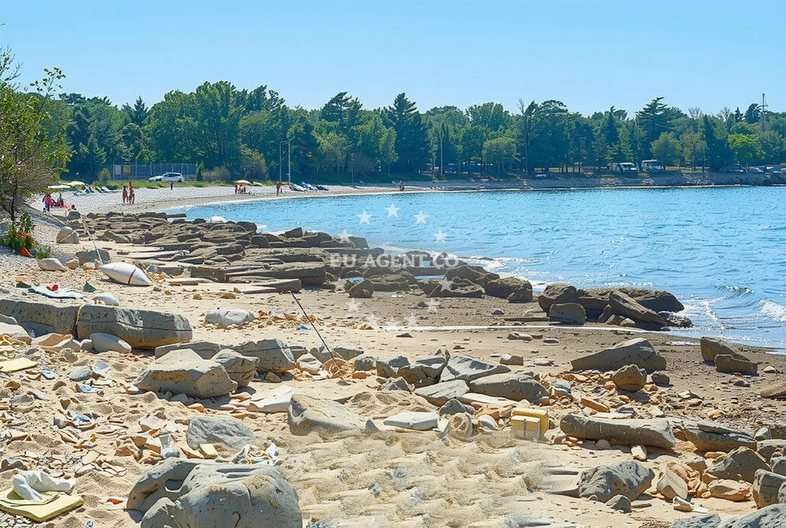 Additional view of Plicina beach in Červar 2A, Poreč