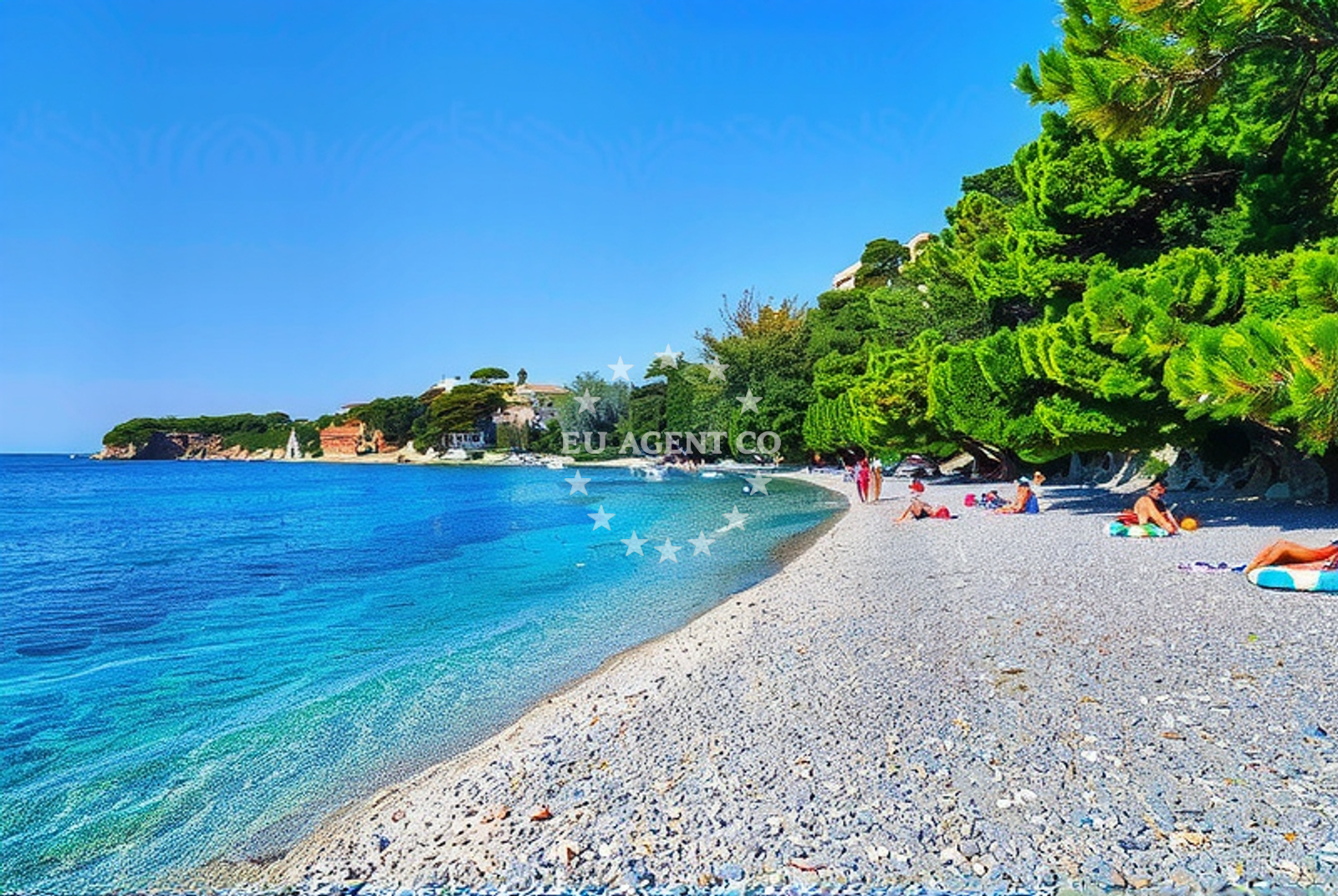 Additional view of Plisivac beach in 3 Hvarska ulica 1. KAT, Podgora