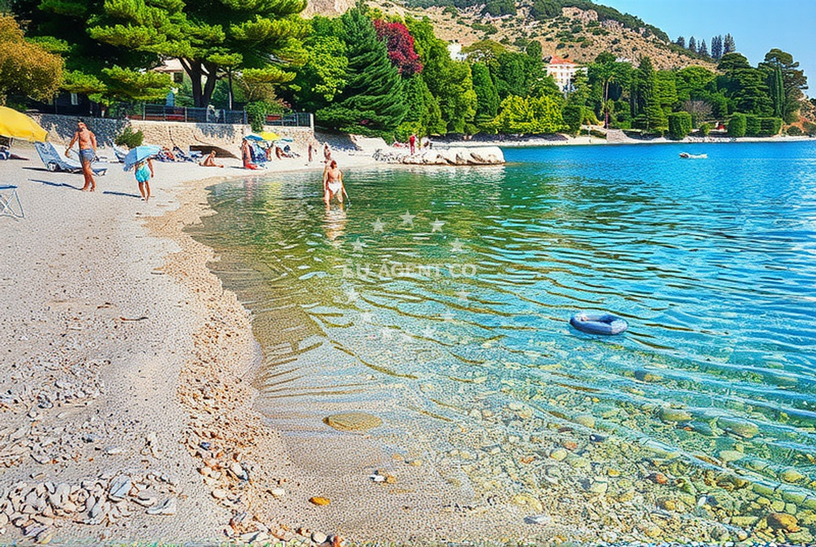 Additional view of Plisivac beach in 3 Hvarska ulica 1. KAT, Podgora