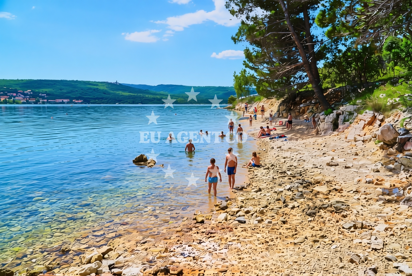 Additional view of Plišivica, Čižići (Krk) Beach in Plišivica