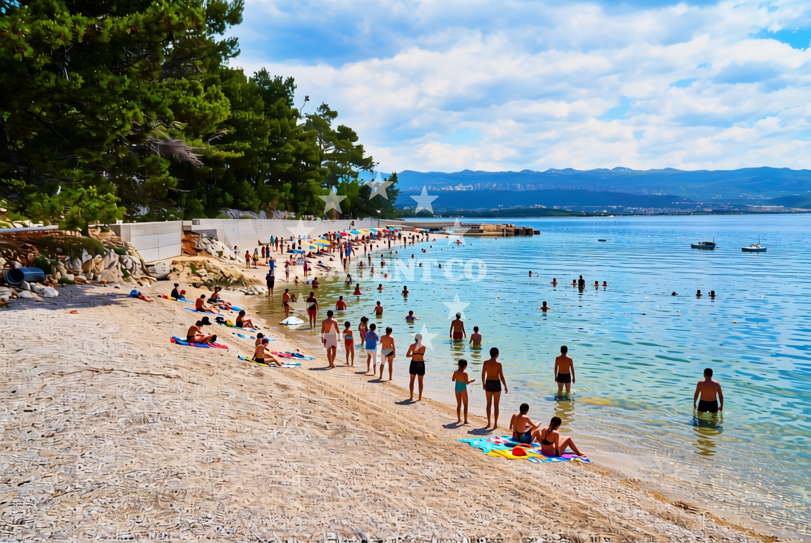 Additional view of Plišivica, Čižići (Krk) Beach in Plišivica