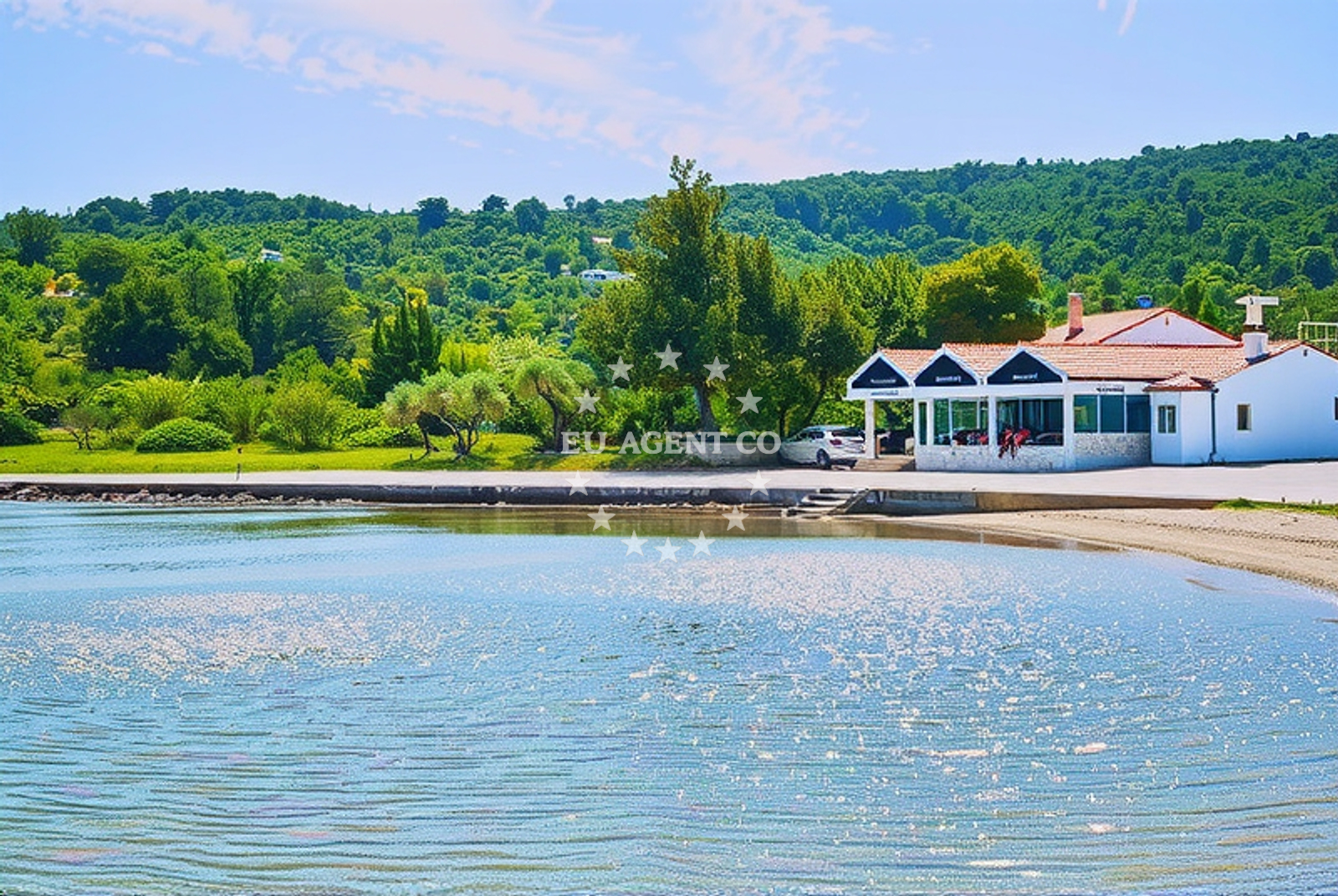 Additional view of Plitka Vala beach in Obala Petra Krešimira IV 108B, Betina