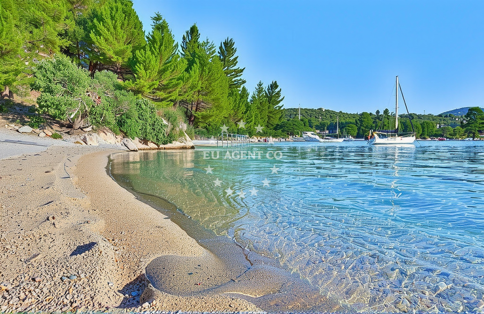 Additional view of Plitvine beach in Obala 1 Obala1 br1 stambeno/poslovni objekat/BISTROBEPPO, Vela Luka
